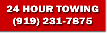 24 Hour Towing Hotline - Raleigh NC